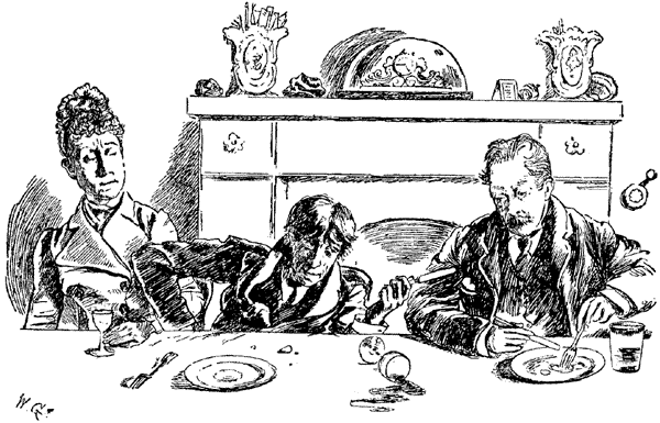 Mr Burwin-Fosselton at supper